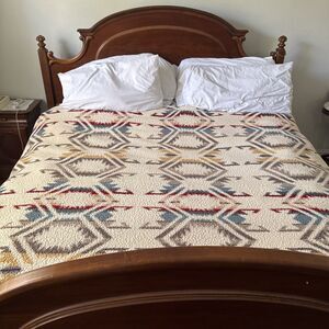 Pendleton Blanket Sherpa Fleece Kingsize Sands Southwest Aztec 88 X 106